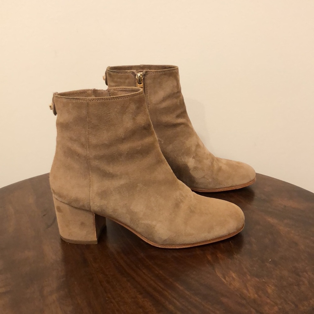 Coach Boots Suede Taupe - Picture 4 of 7
